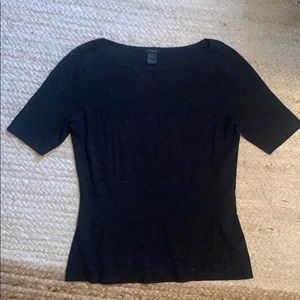 Dark Green Short Sleeve Sweater